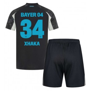 Bayer Leverkusen Granit Xhaka #34 Rezervni Dres za Dječji 2024-25 Kratak Rukavima (+ kratke hlače)